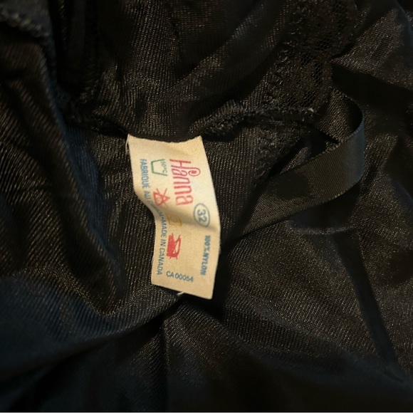 VINTAGE | Black lace detailed slip dress - Picture 8 of 8